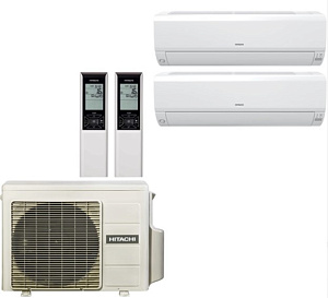 Мультисплит-система Hitachi RAM-40NP2E/RAC-25RPEх2