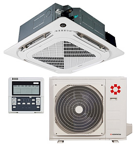 Кассетный кондиционер Kentatsu KSVT105HFAN3/KSUR105HFAN3/KPU95-DR